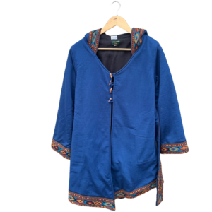 Mantel mit Bestickung s/m